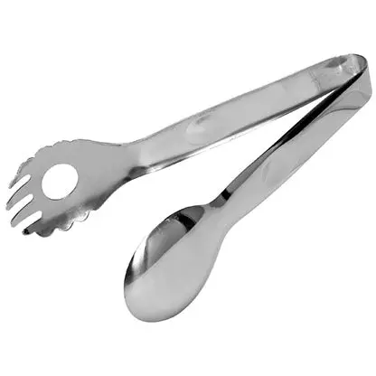 Stainless Steel Serving Tongs – 220 Mm Length 1