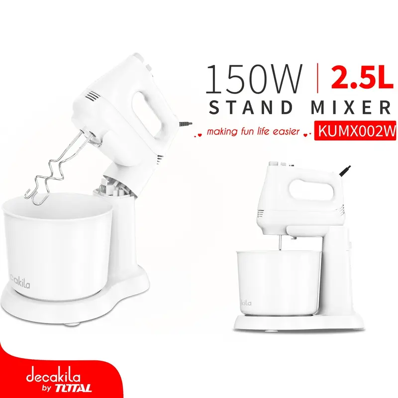 Stand Mixer With Dough Hook & Bowl – 150W Multi-Function Kitchen Appliance 1