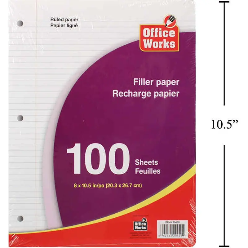 Standard 80-Sheet Writing Pad – 8" X 10.5" (203 X 267 Mm) 1