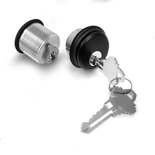Standard Mortise Cylinder – 1-5/32", Black Finish (2 Keys Included, Sold In Pairs) 1