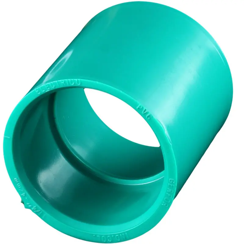 Straight Pvc Electrical Conduit Coupling – 3/4", Light Green 1