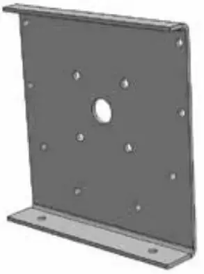 Style 101 Trough End Cap For 18-Inch Screw Conveyors (No Bearing Included) 1