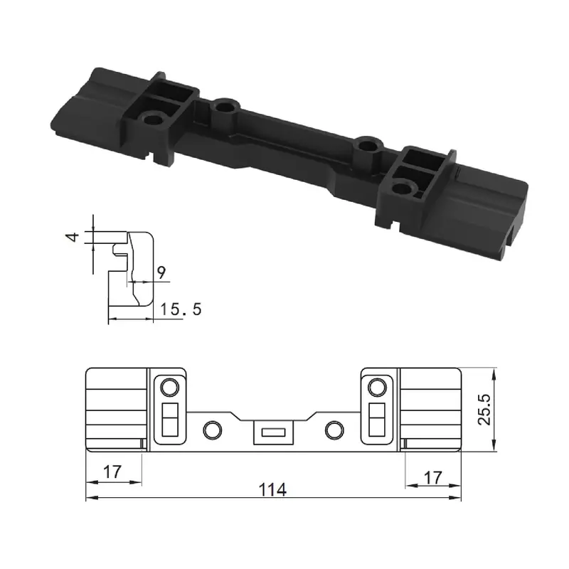 Support Block Component For Tilt-And-Turn Window Systems: Designed For Upvc And Aluminum Frames 1