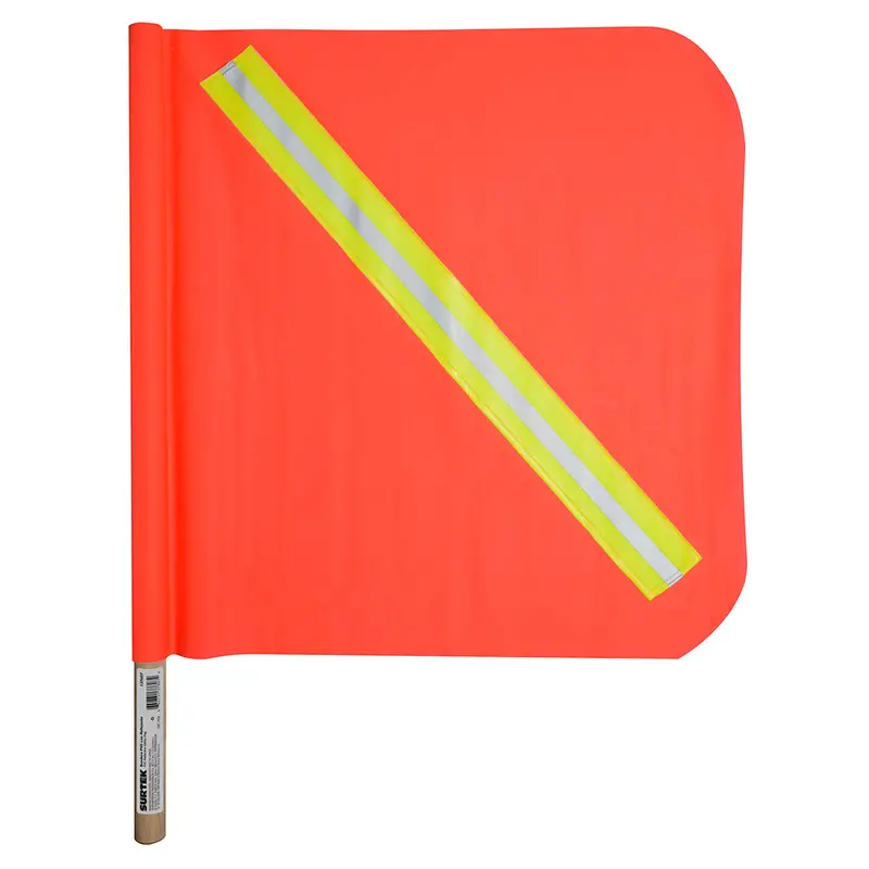 Surtek Reflective Pvc Banner – Weather-Resistant Safety Flag With Reflective Trim 1