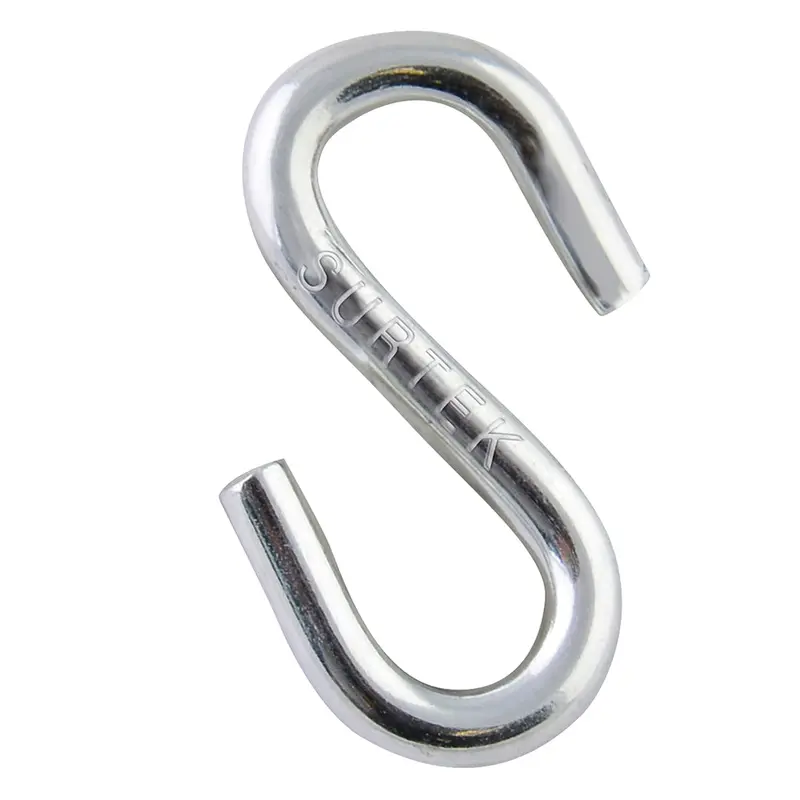Surtek S-Hooks For Cables – Carbon Steel, Hot-Dip Galvanized, Load-Rated For General Use 1