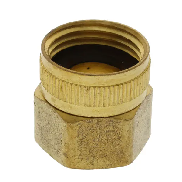 Swivel Garden Hose Coupling: Female 3/4-Inch × Female 3/4-Inch 1