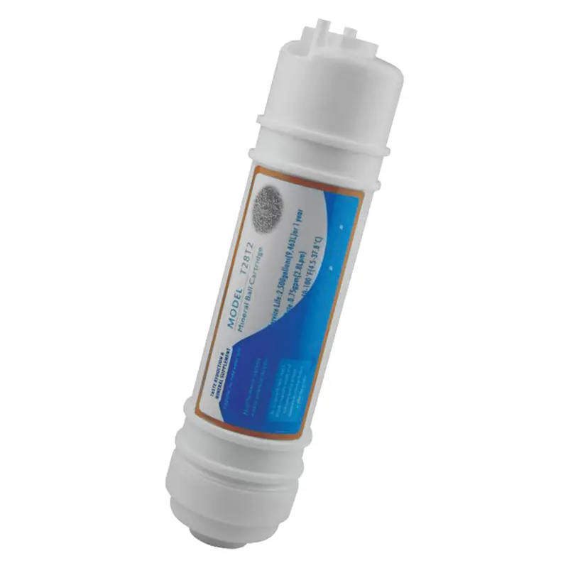 T-28-T2 Mineralized Ball Filter – 1/4-Inch Quick-Connect Fittings For Refrigerators 1