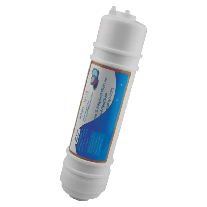 T33-28 Premium Coconut Carbon Filter – 1/4-Inch Quick Connects For Refrigerator Use 1
