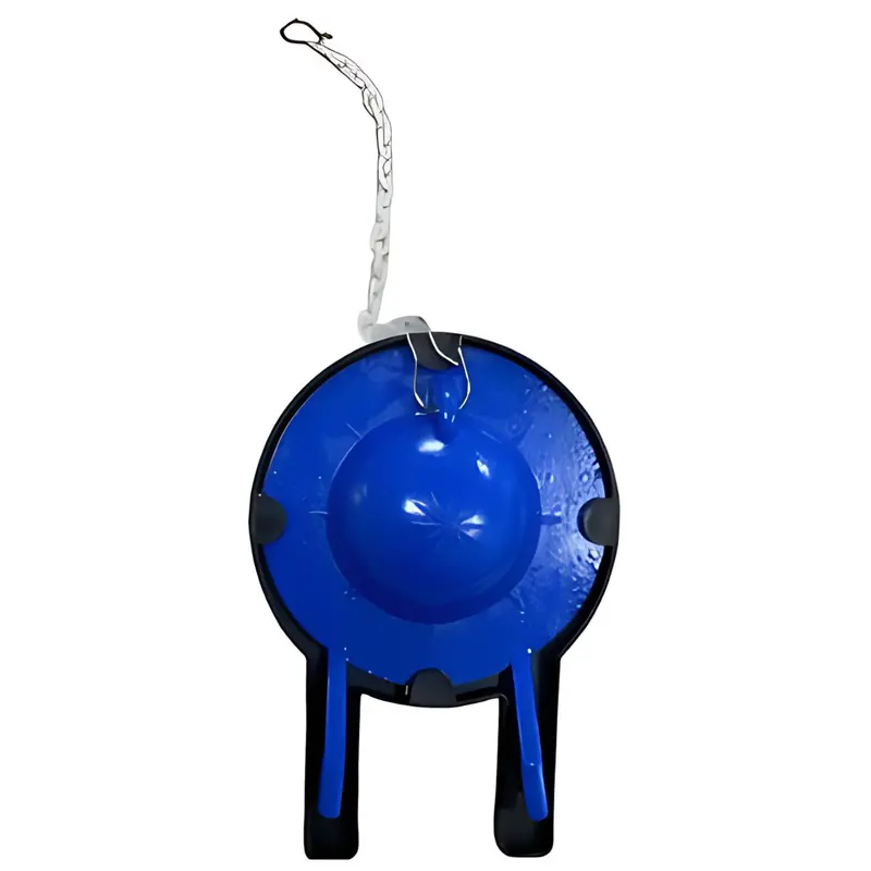 Toilet Tank Flapper Valve With Integrated Chain For Standard Cisterns 1