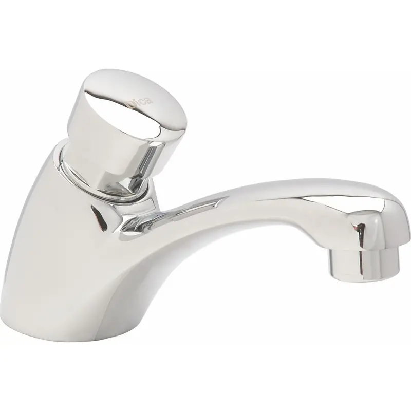 Touchless Push-Button Sink Faucet – Built-In Timer For Hygienic Operation 1