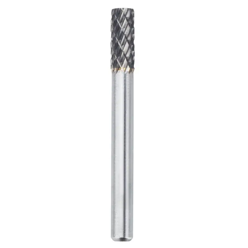 Tungsten Carbide Cylindrical Rotary Burr – Precision Grinding Bit For Rotary Tools, 6Mm Shank & Head 1