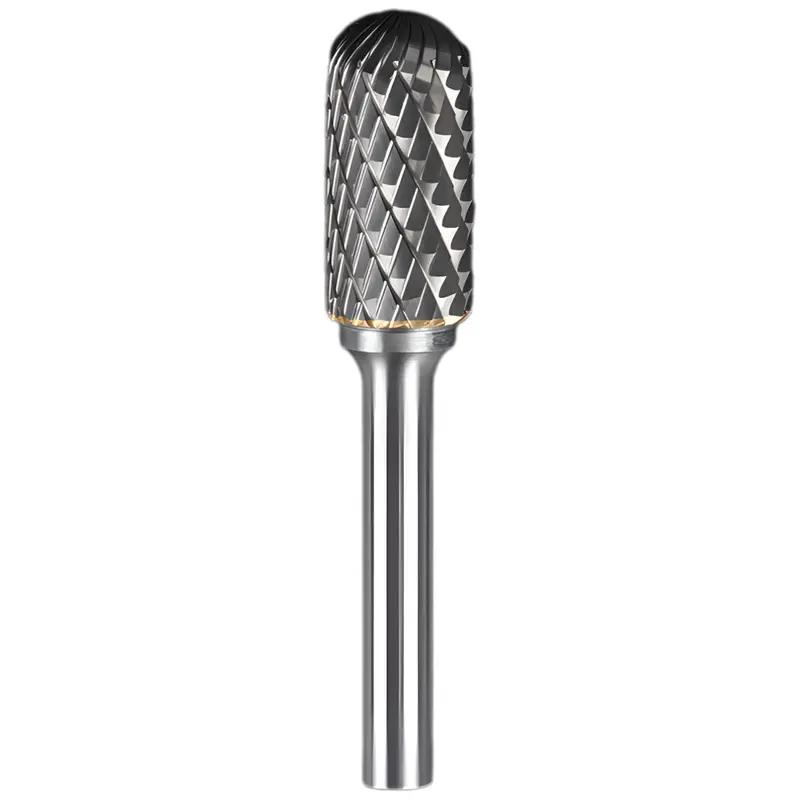Tungsten Carbide Rounded Cylindrical Rotary Burr File For Rotary Tools – 6Mm Shank, 12Mm Head 1