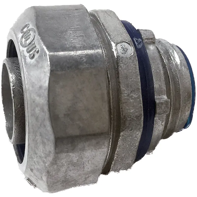 Ul-Certified Liquid-Tight Metallic Junction Box Connector – ½″, Zinc-Coated (Ul File E365150) 1