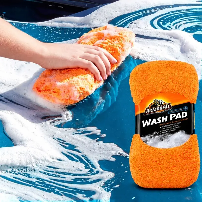 Ultra-Absorbent Microfiber Car Wash Sponge – Scratch-Free Cleaning For Cars And Motorcycles 1