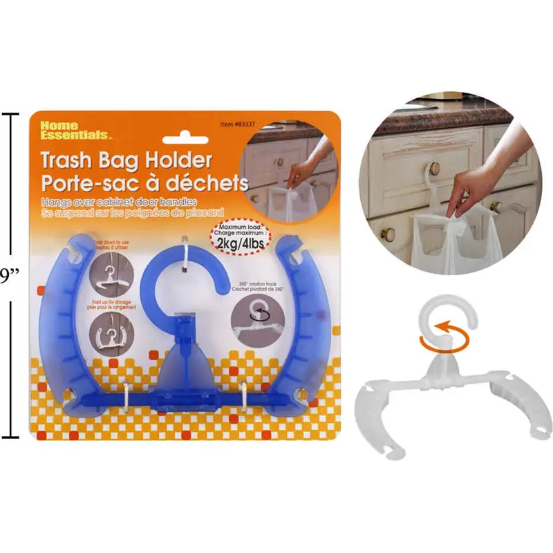 Under-Cabinet Hanging Kitchen Trash Bag Holder 1