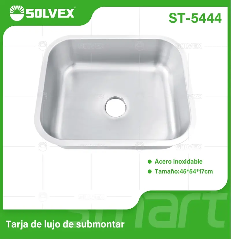 Undermount Kitchen Sink 45X54X17 Cm – Brushed Stainless Steel 1