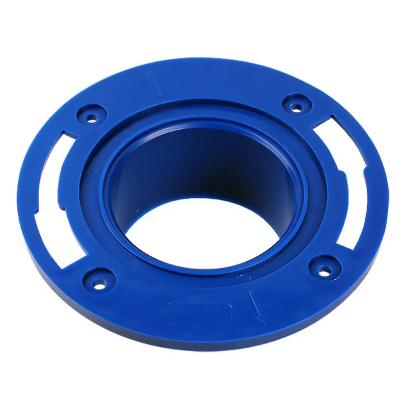 Universal 90Mm Toilet Drain Flange – Plastic Mounting Collar With 4-Screw Fixing 1