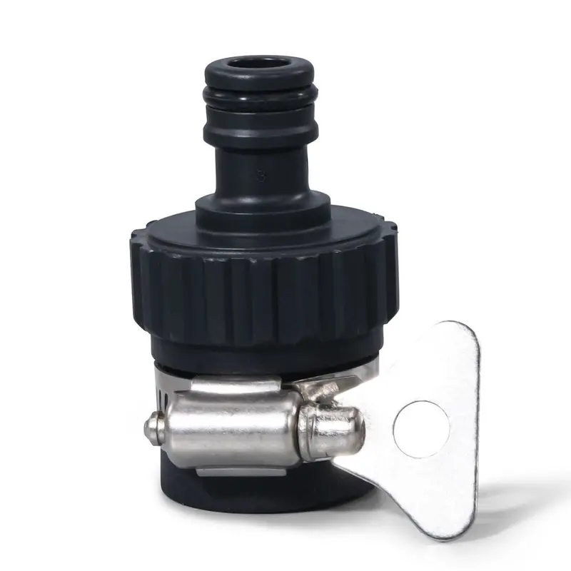 Universal Adjustable Hose Adapter – Quick-Connect Brass Fitting For Faucets & Irrigation Systems 1