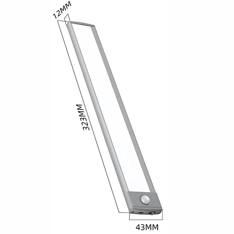 Usb-C Rechargeable Led Motion Sensor Light – Compact Wireless Lamp With Dual Lighting Modes (23.3 X 4.3 X 1.2 Cm) 1