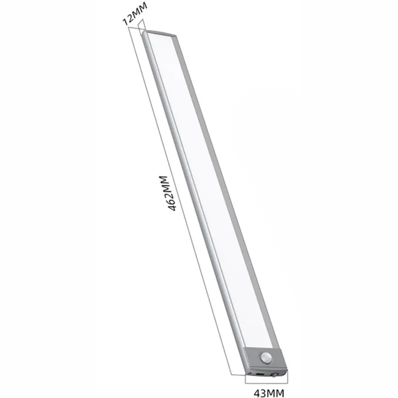 Usb-C Rechargeable Led Motion Sensor Light – Wireless Wall Lamp With Dual Lighting Modes – 46.2×4.3×1.2 Cm 1