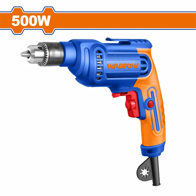 Variable-Speed Reversible Drill – 3/8" Chuck, 500W Motor For Versatile Drilling Tasks 1