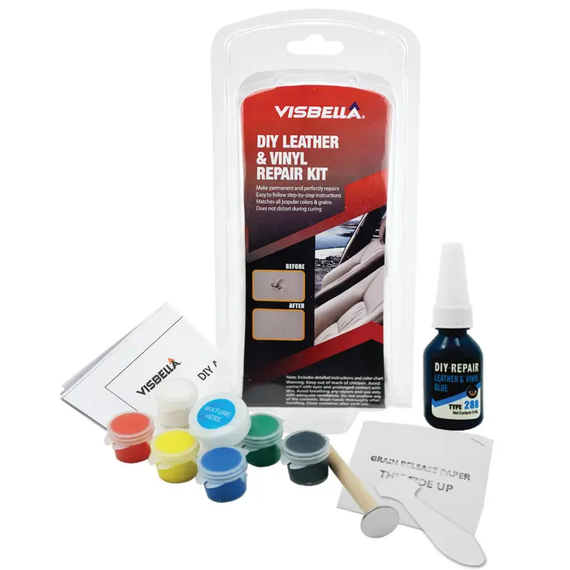 Vinyl And Leather Repair Kit — For Cuts, Cracks, Burns, And Tears 1