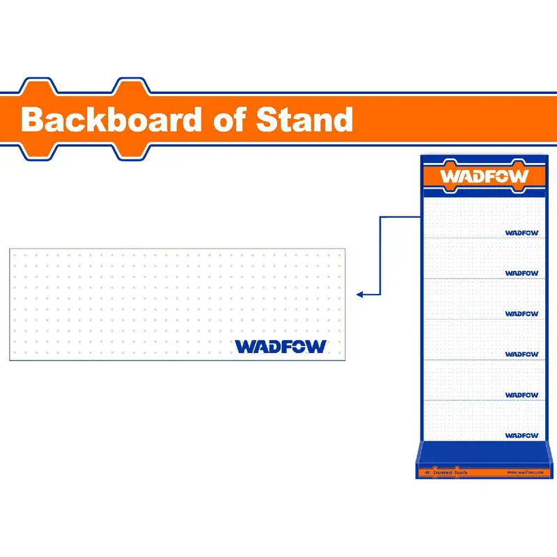 Wadfow Display Panel – Steel, 88×30Cm, 0.6Mm Thickness, Retail Fixture Component 1