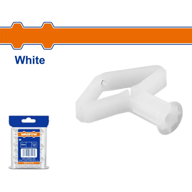 White Lever-Action Plastic Anchors – Multi-Pack Set 1