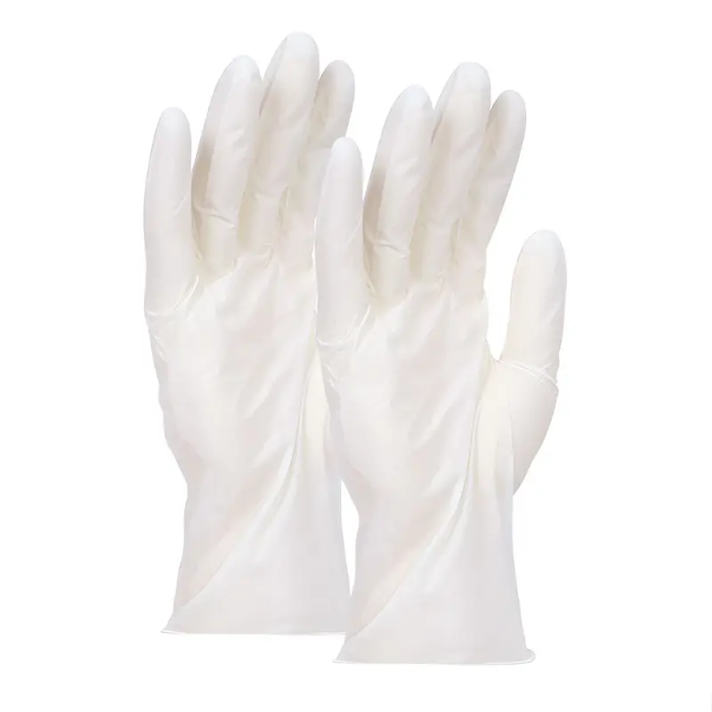 White Nitrile Disposable Gloves – Large Size, 25 Pairs Pack 1