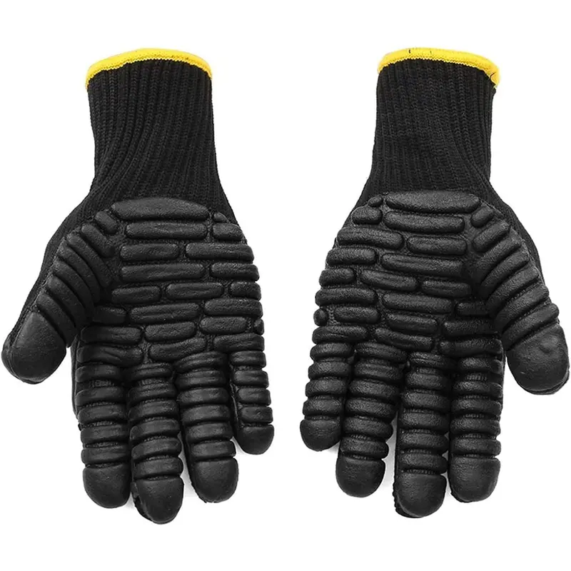 Xl Anti-Vibration Impact Gloves – 10-Inch Shock-Absorbing Work Gloves With Padded Palm 1