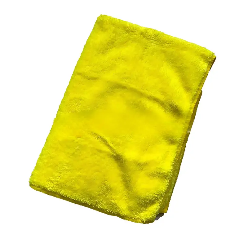 Yellow Microfiber Cleaning Cloth – 40 × 90 Cm, High-Absorption, 420 Gsm 1