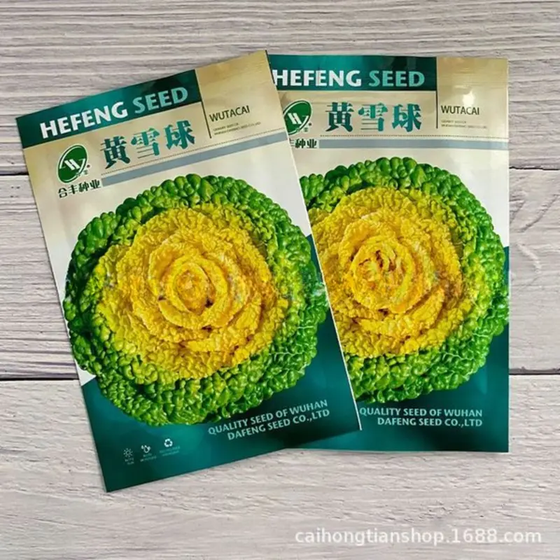 Yellow Ornamental Cabbage Seeds – Garden & Vegetable Patch Seed Pack 1