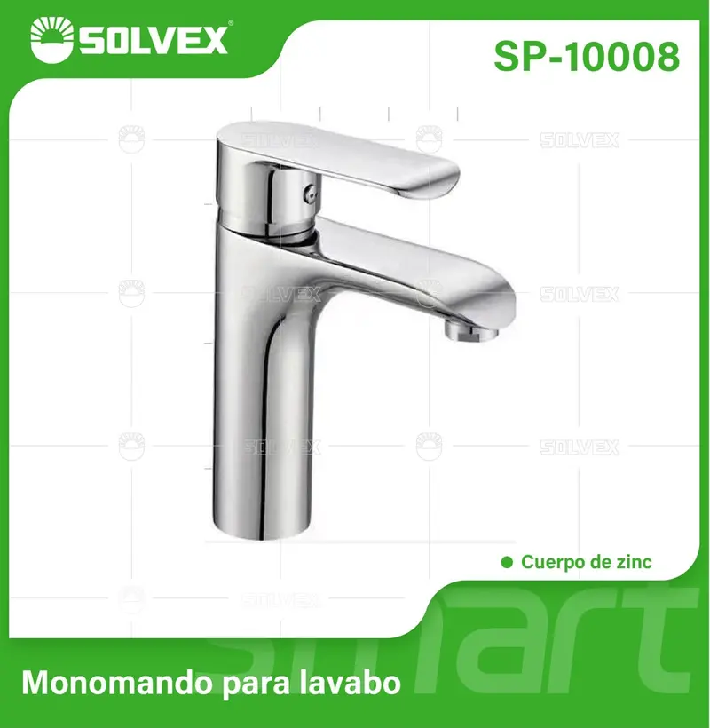 Zinc-Based Chrome-Plated Single-Hole Bathroom Faucet – Cold & Hot Water Mixer For Lavatory Sinks 1