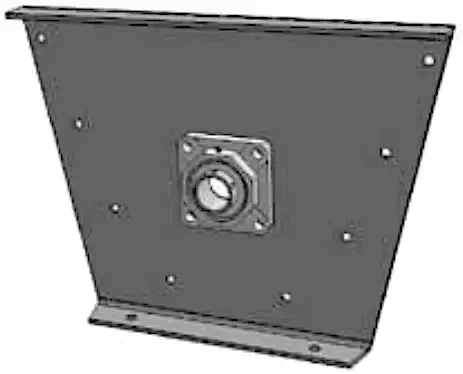#114 Flared Trough End For 20-Inch Screw Conveyors – Includes 3-7/16-Inch Ball Bearing 1