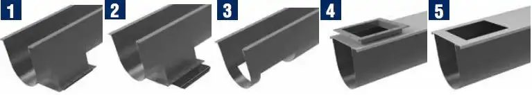 4" Screw Conveyor Discharge Spout With Manual Slide Gate — Model 342-1823 1