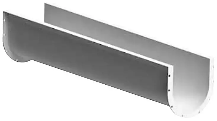6-Inch Angle-Type Screw Conveyor Trough — 10-Foot Length (Part #305-1653) 1
