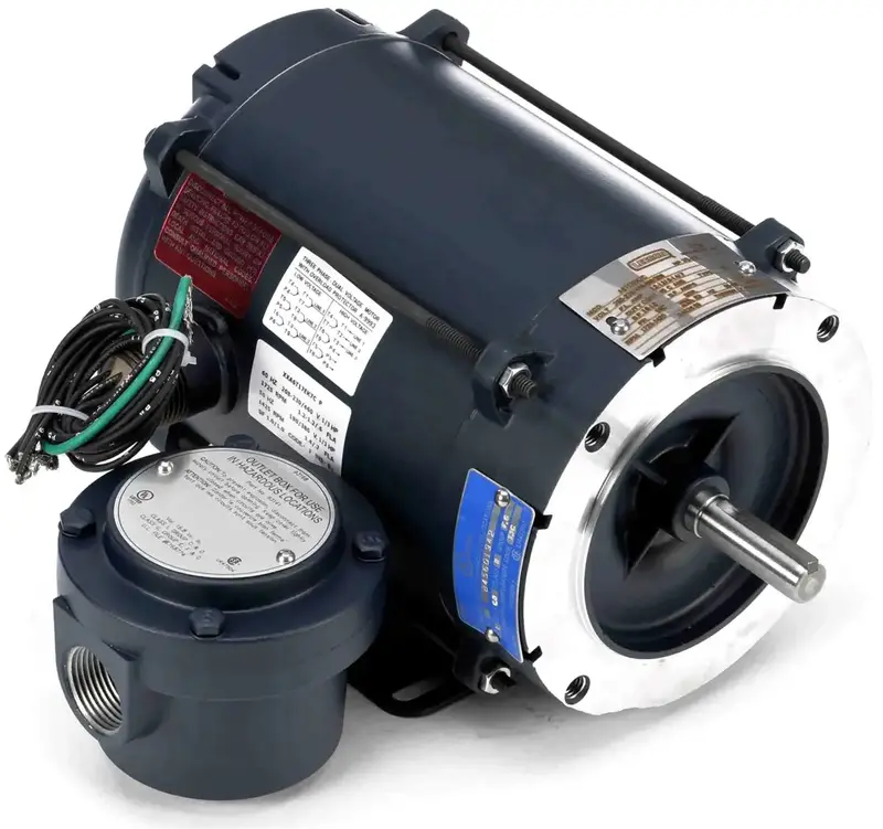 Leeson 1/3 Hp Explosion-Proof Motor – Frame 56C 1