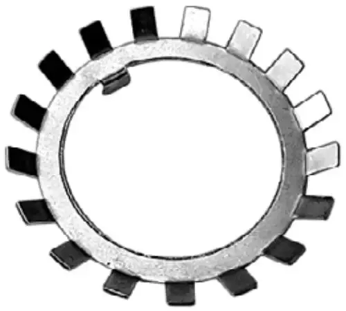 W36 External Tooth Lock Washer – Zinc-Plated Steel 1